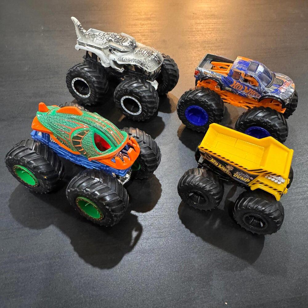Hot Wheels Monster Trucks Lot of 4